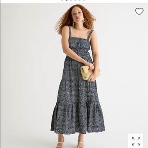J. Crew Tiered Midi Dress - this season!